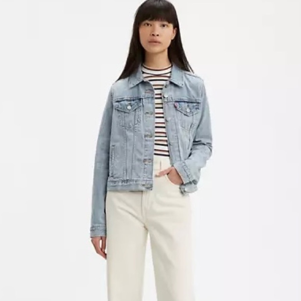 Levi’s Premium Denim XS Original Trucker Jean Jacket 29945-0026 100% cotton